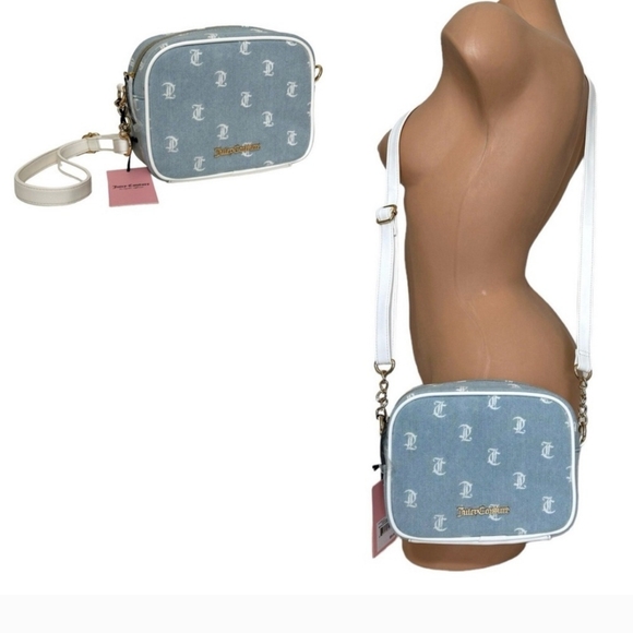 Juicy Couture Blue and White Women's Bag - Picture 6 of 8